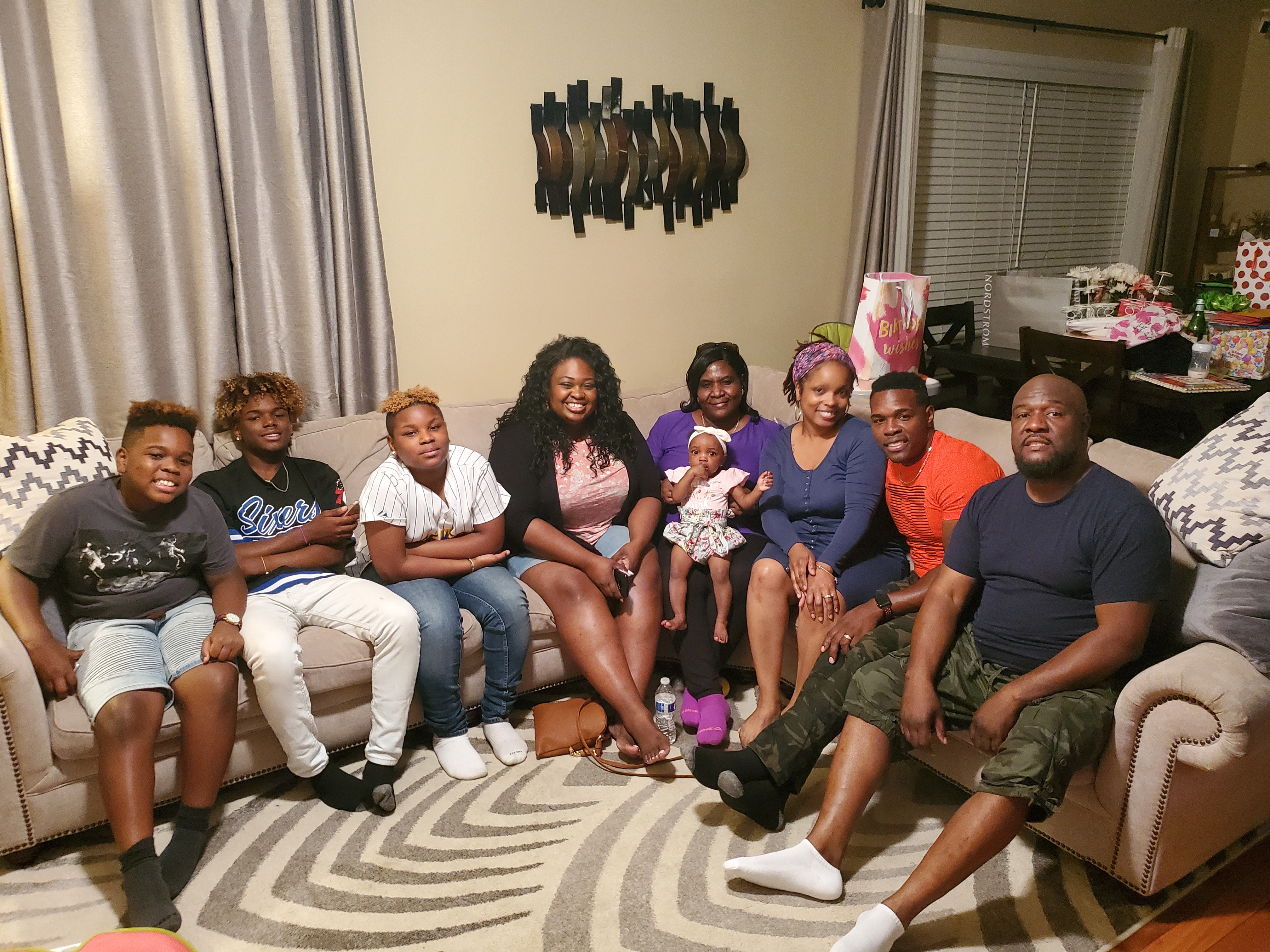 Gloria with family